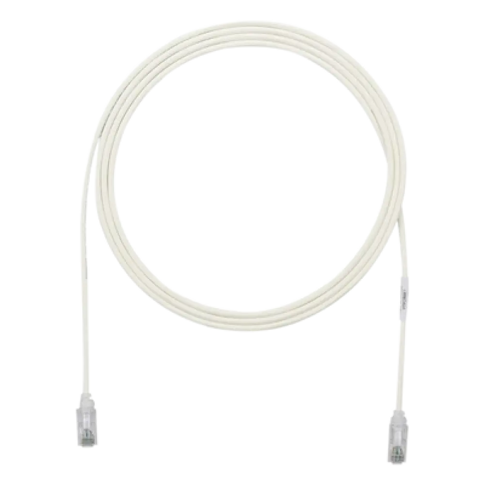 Cable de Parcheo Cat6 / UTP 28AWG / 3.8 mm / 2.13 m (7 ft) / CM/LSZH / Gris