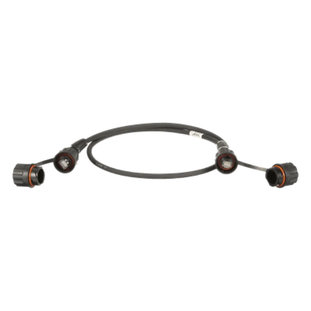 Cable Patch Industrial / Cat6A Blindado S/FTP / IP65/IP67 / 2 m (6.6 ft) / Conectores Industrial y RJ45 / -20°C a 70°C