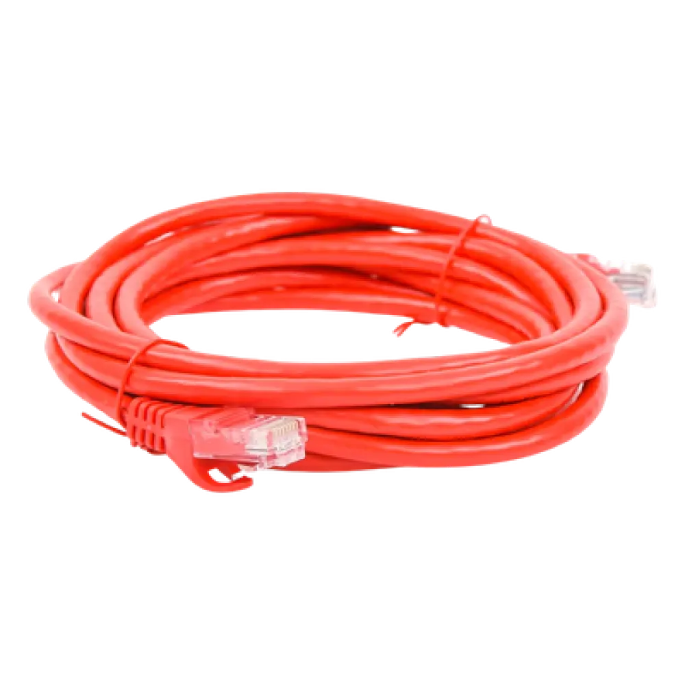 Cable de Parcheo UTP Cat6 / 3.0 m (9.84 ft) / 1 Gbps+ / RJ45 / Rojo