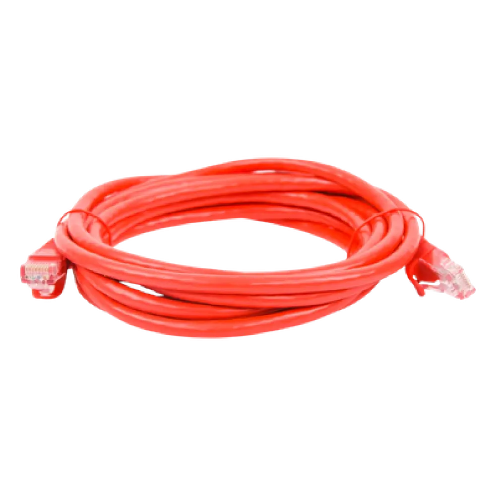 Cable de Parcheo UTP Cat6 / 3.0 m (9.84 ft) / 1 Gbps+ / RJ45 / Rojo