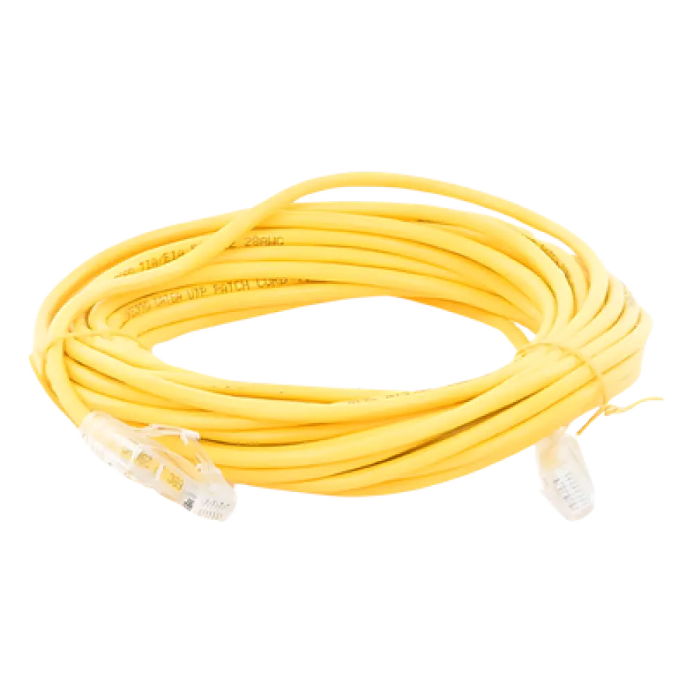 Cable de Parcheo Slim UTP / Cat6A / 7 m (22.97 ft) / 28 AWG / Amarillo
