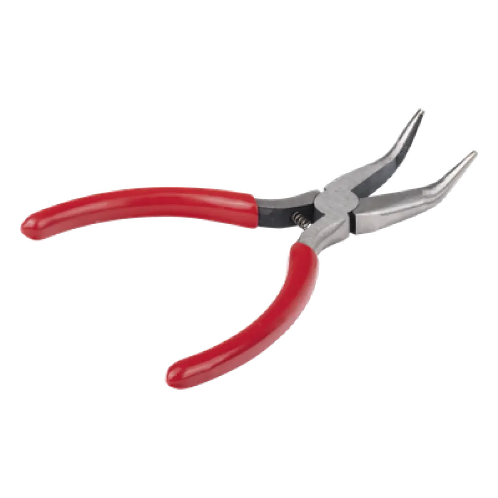 Pinza Punta Curva / 5 pulgadas / Mango Forrado Plástico / Diseño Ergonómico