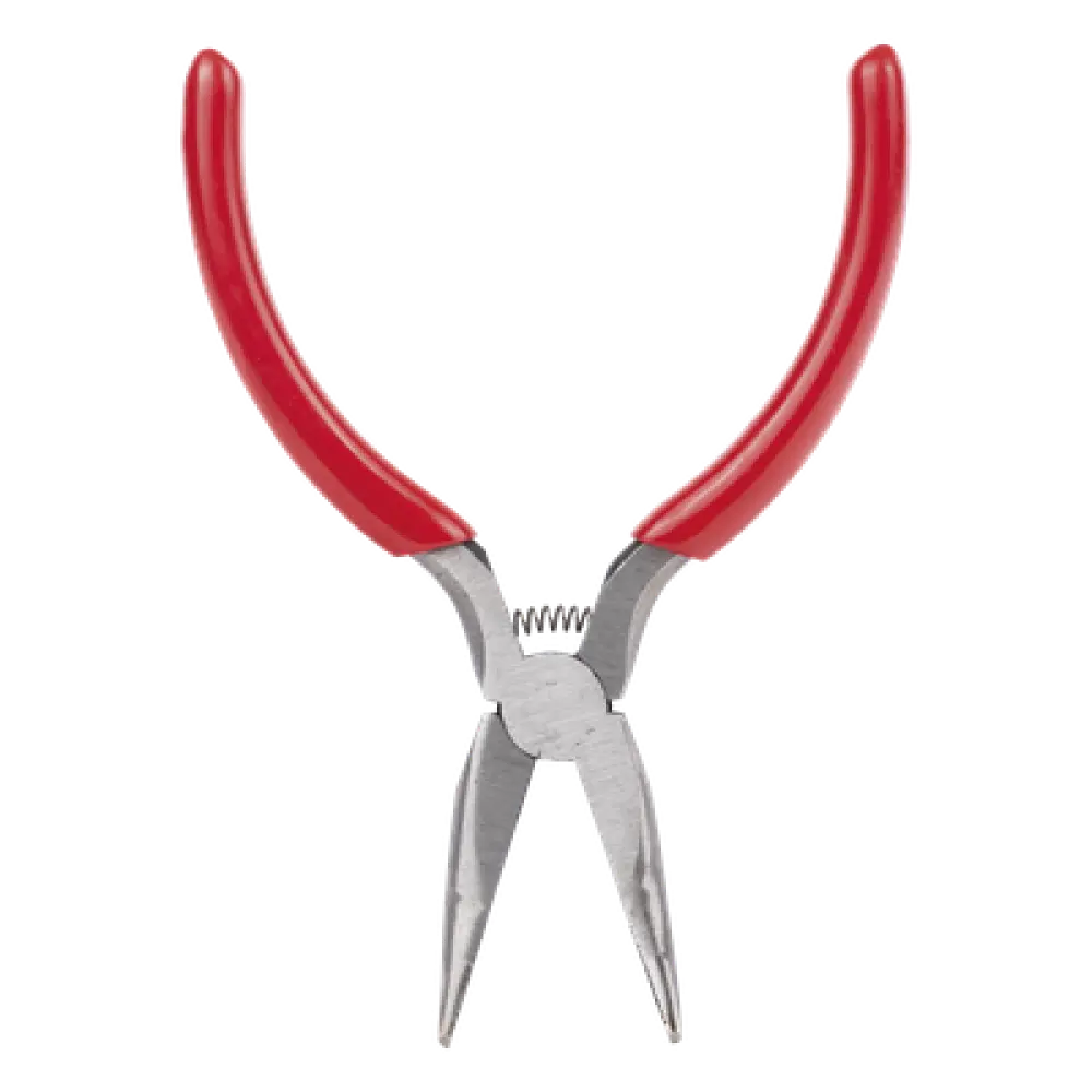 Pinza Punta Curva / 5 pulgadas / Mango Forrado Plástico / Diseño Ergonómico