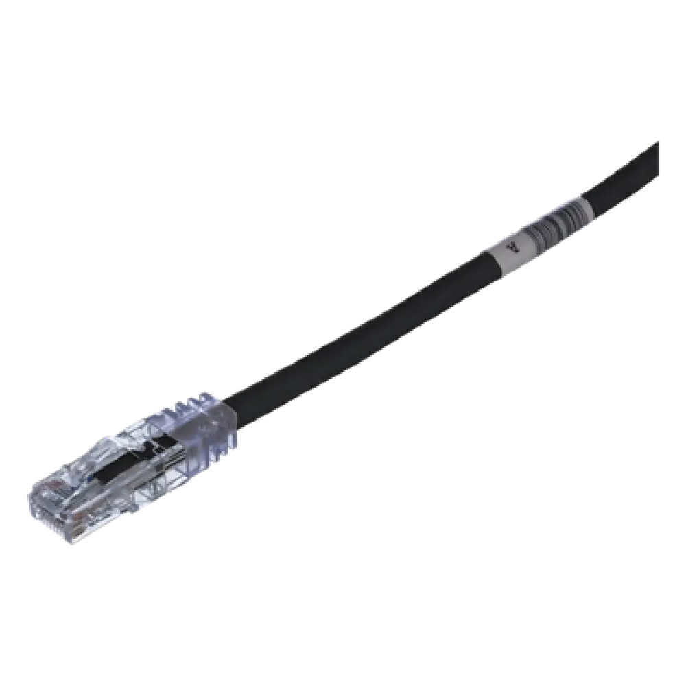 Cable de Parcheo UTP Cat6 / 24 AWG / CM / 10 Metros (32.81 Pies) / Color Negro