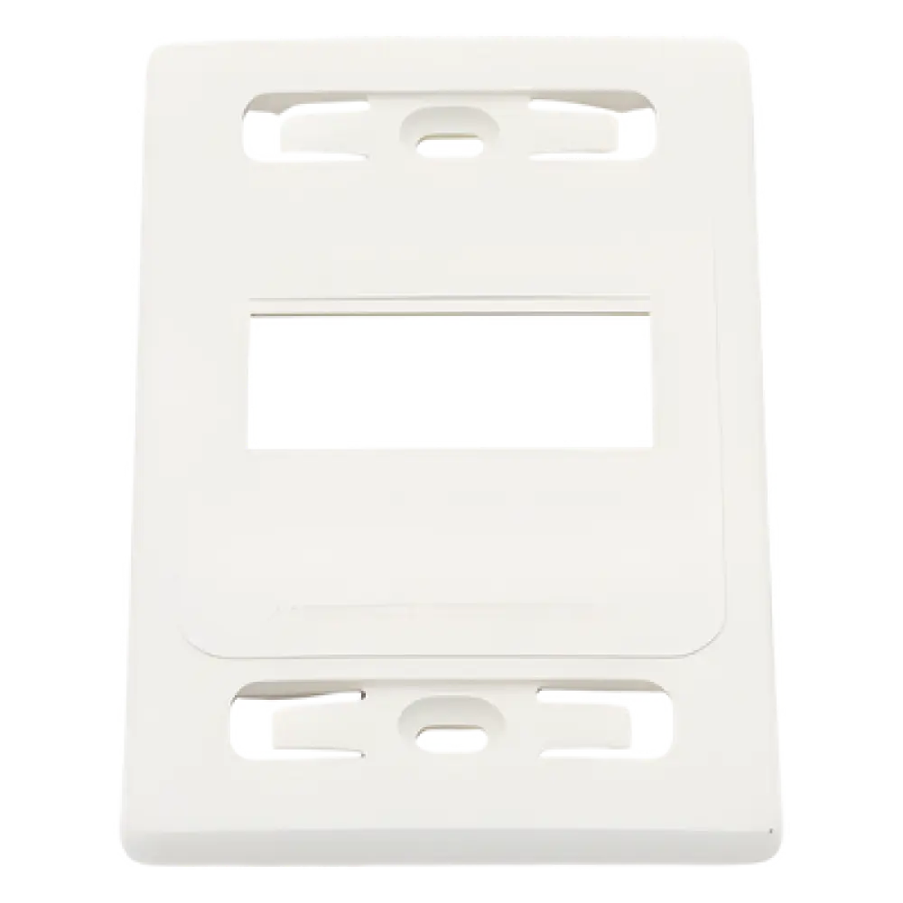 Placa de Pared Modular / 3 Salidas / Blanco / Bulk / MAX / Z-MAX Blindados