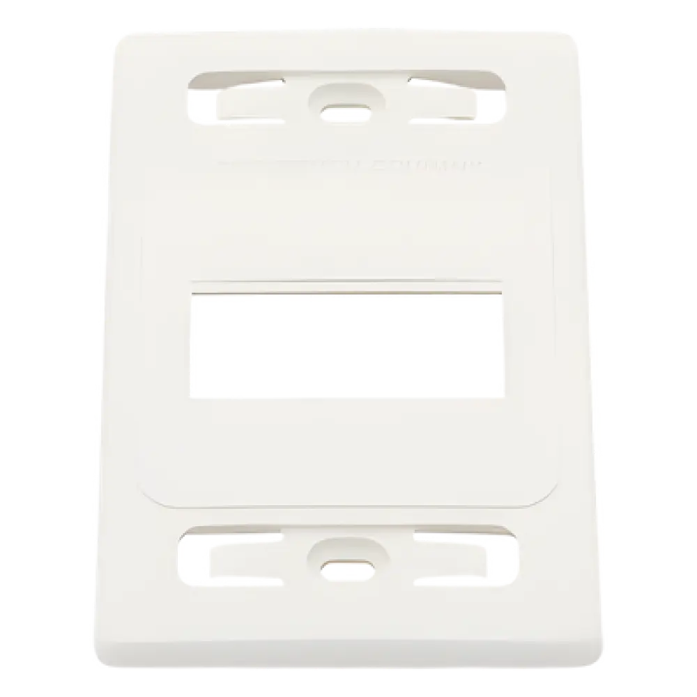 Placa de Pared Modular / 3 Salidas / Blanco / Bulk / MAX / Z-MAX Blindados