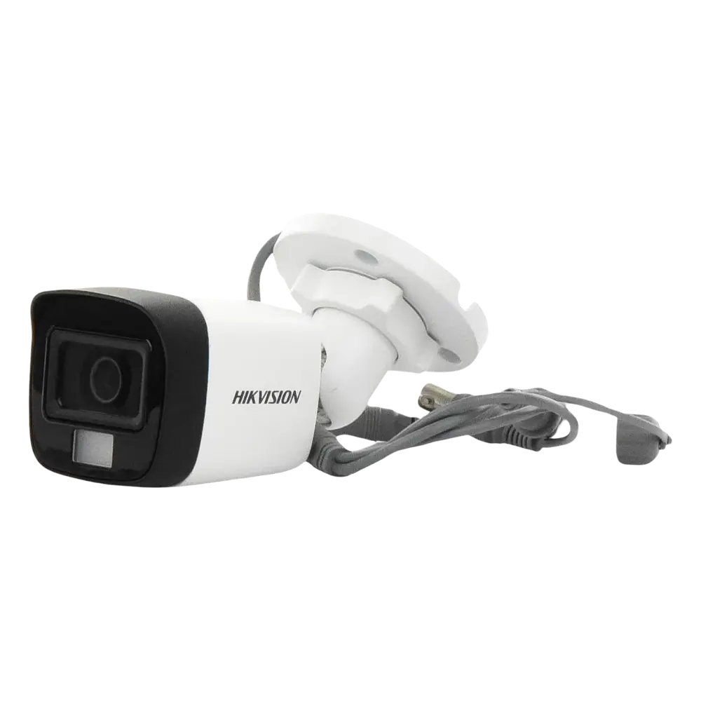 [Dual Light + ColorVu] Bala TURBOHD 2 Megapixel (1080p) / Lente 2.8 mm / 30 mts IR EXIR + 20 mts Luz Blanca / Micrófono Integrado / Gran Angular 101° / Exterior IP67 / 4 Tecnologías