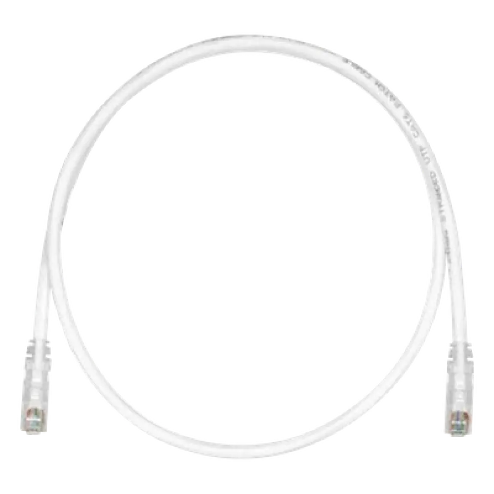 Cable de Parcheo UTP Cat6 / 24 AWG / CM / 30 ft (9.14 m) / Blanco Mate