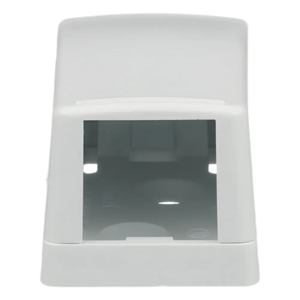 Caja de Montaje en Superficie / 1 Puerto Mini-Com / Bajo Perfil / ABS / 26.3 x 23.2 x 48.1 mm