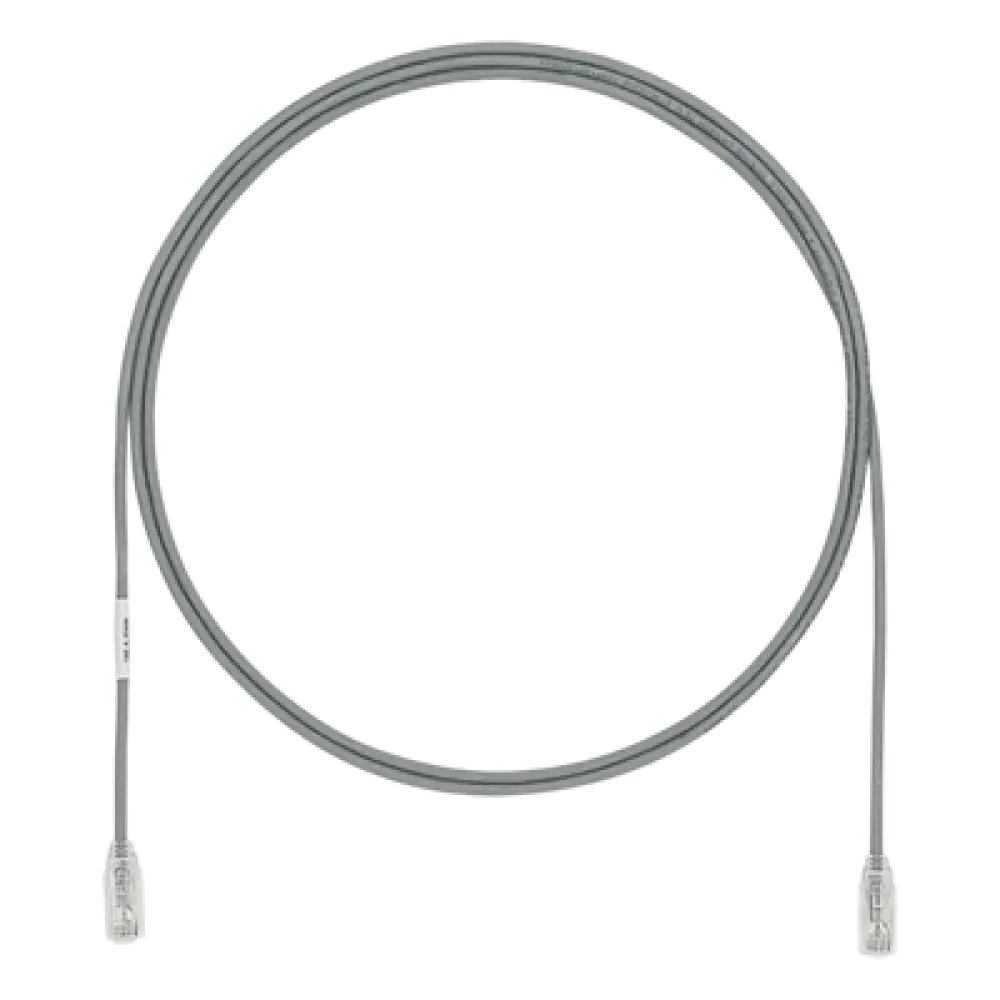Cable de Parcheo UTP / Cat6A / 28AWG / CM-LSZH / 20 Pies (6.1 m) / Gris