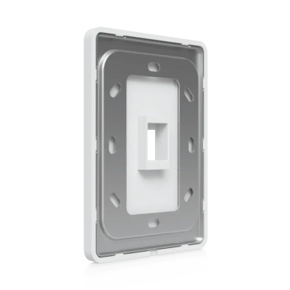 Placa Keystone / 1 Puerto / Superficie Pintable / Montaje Vertical / 4 Piezas / Policarbonato y Acero SGCC