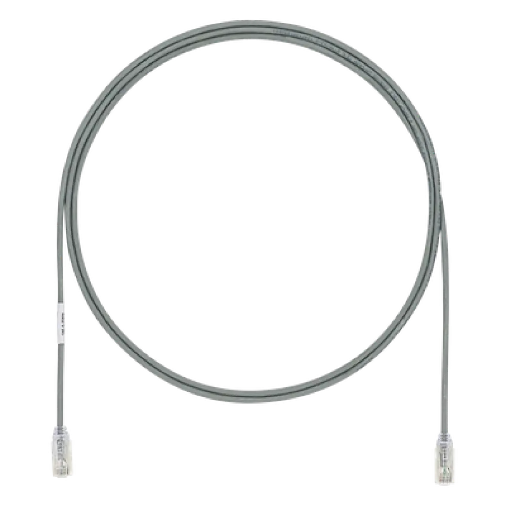 Cable de Parcheo UTP / Cat6A / 28AWG / CM-LSZH / 2.13 m (7 ft) / Gris