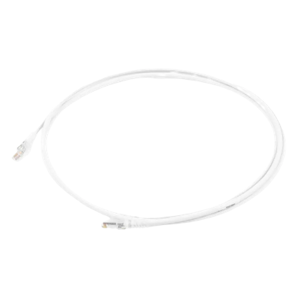 Patch Cord Modular Cat6 UTP / 28AWG / CM/LS0H / 1.52 m (5 Pies) / Diámetro 4.0 mm / Blanco