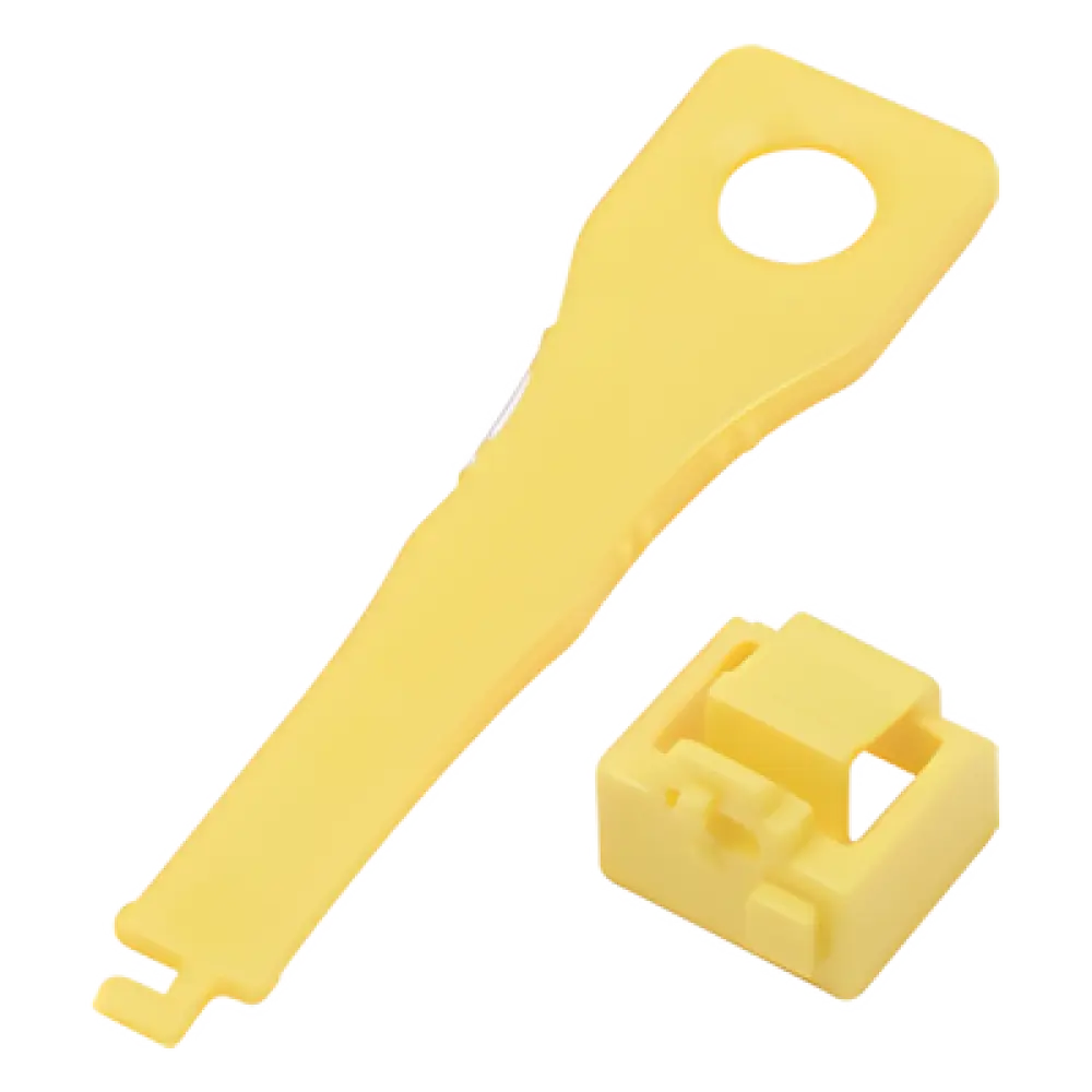 Protector de Bloqueo / Puertos RJ45 y LC / Diseño Compacto Flush / Llave Universal / Bolsa 10 Piezas
