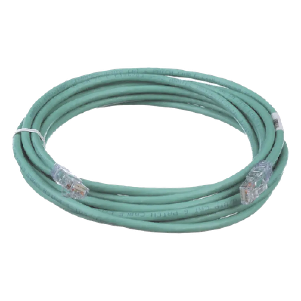 Cable de Parcheo UTP Cat6 / 24 AWG / CM / 15 Pies (4.57 m) / Verde
