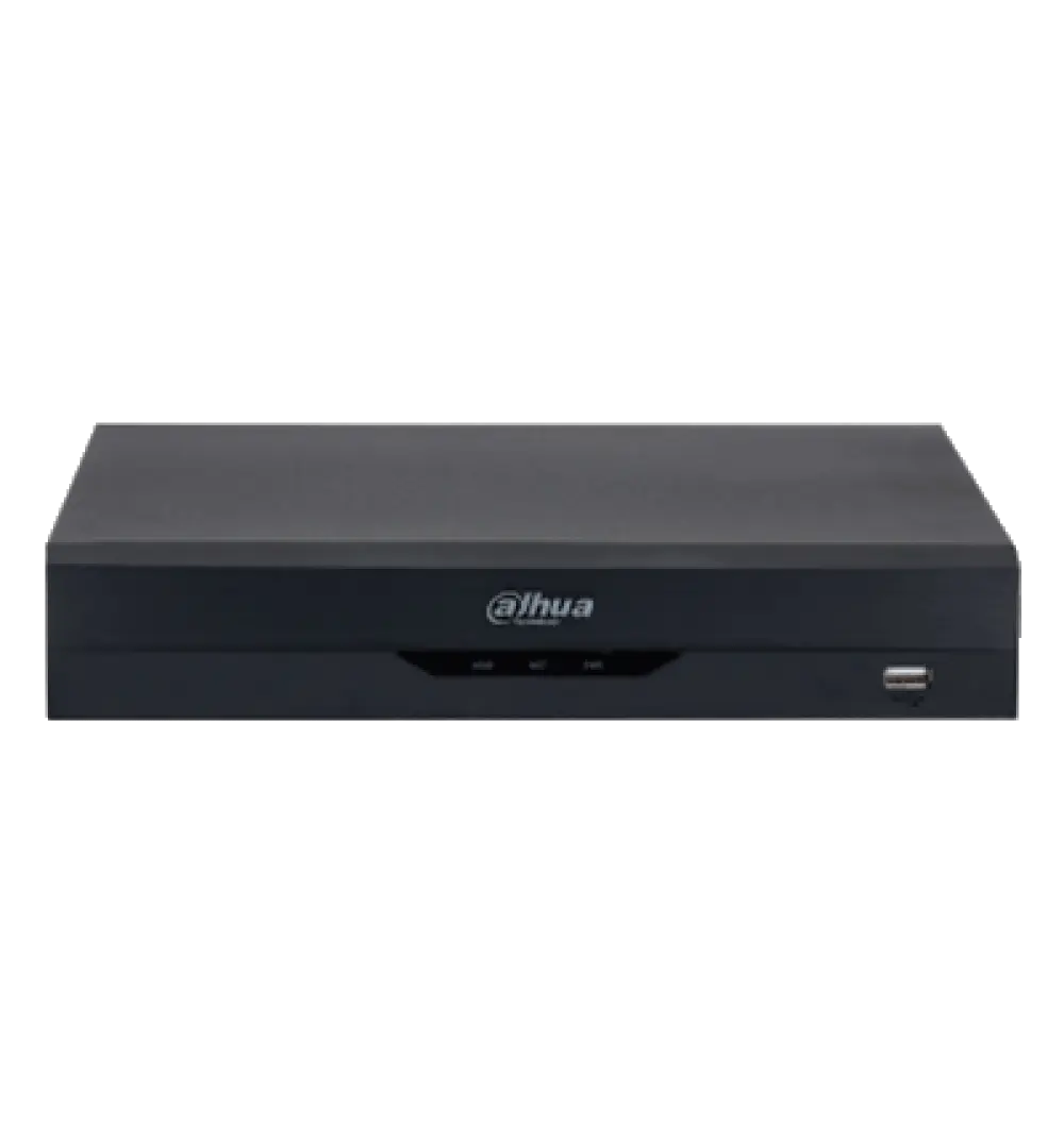 DAHUA XVR5108HS-4KL-I3 - DVR 4K WizSense de 8 canales + 8 IP o hasta 16 IP. Incluye SMD Plus, Protección Perimetral y reconocimiento facial, codificación con IA, H.265+, y soporta CVI, AHD, TVI, CVBS e IP. Compatibilidad con IoT y POS #4K