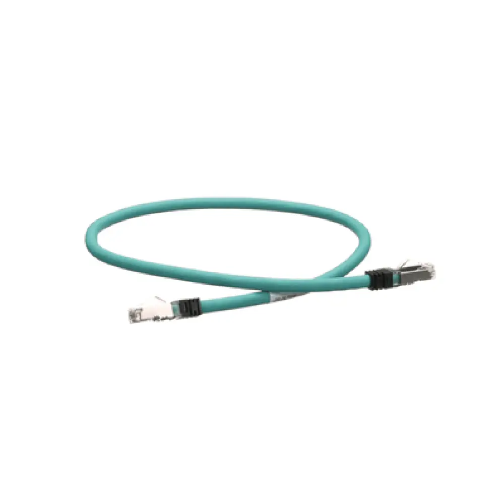 Patch Cord Industrial Cat5e / SF/UTP / 24 AWG / 600V / 60 cm (1.97 ft) / TPE / Aqua