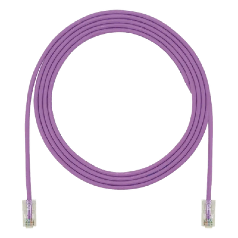 Cable de Parcheo UTP Cat6A / 28AWG / CM-LSZH / 500 MHz / 2.13 m (7 ft) / Violeta