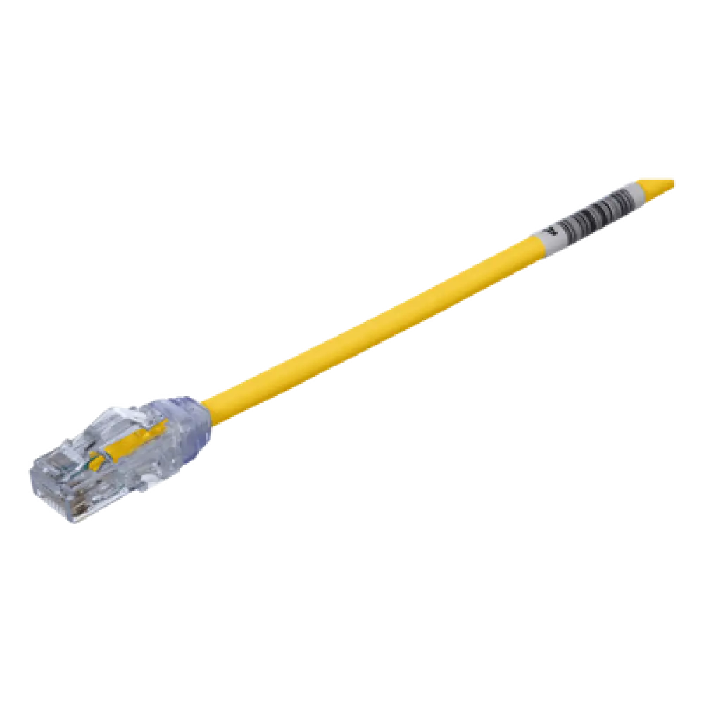 Cable de Parcheo UTP / Cat6A 500 MHz / 28 AWG Diámetro Reducido 4.7 mm / Doble Clasificación CM/LSZH / PoE IEEE 802.3bt / 0.61 m (2 ft)