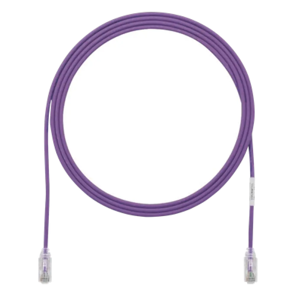 Cable de Parcheo Cat6 / UTP 28AWG / 250 MHz / 7 Pies / 2.13 Metros / LSZH-CM / Violeta