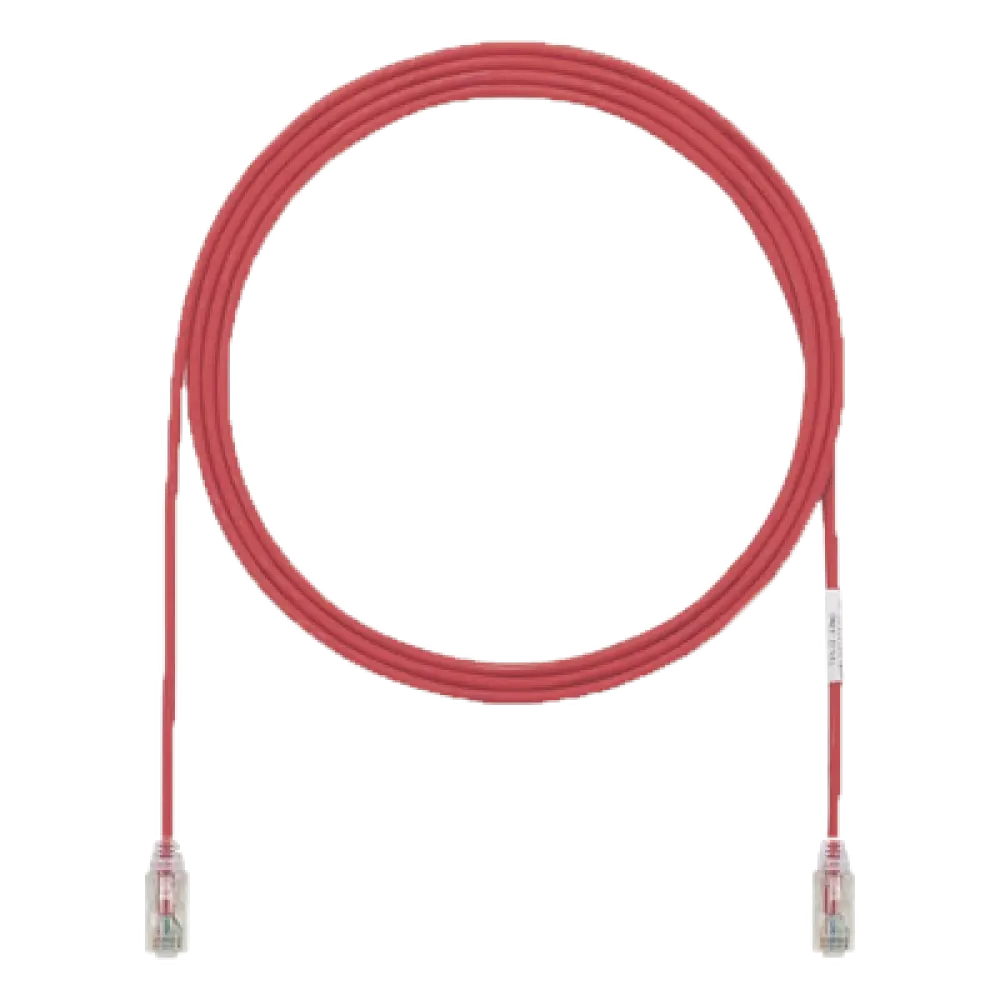 Cable de Parcheo UTP Cat6A / 28AWG Diámetro Reducido / CM-LSZH / 15.24 m (50 ft) / PoE Tipo 3 y 4 / 500 MHz