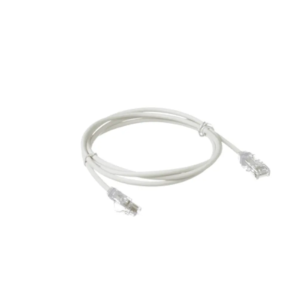 Cable de Parcheo UTP / Cat6 / 28AWG Diámetro Reducido / 4.57 m (15 ft) / Doble Clasificación CM/LSZH / PoE Tipo 3 y 4
