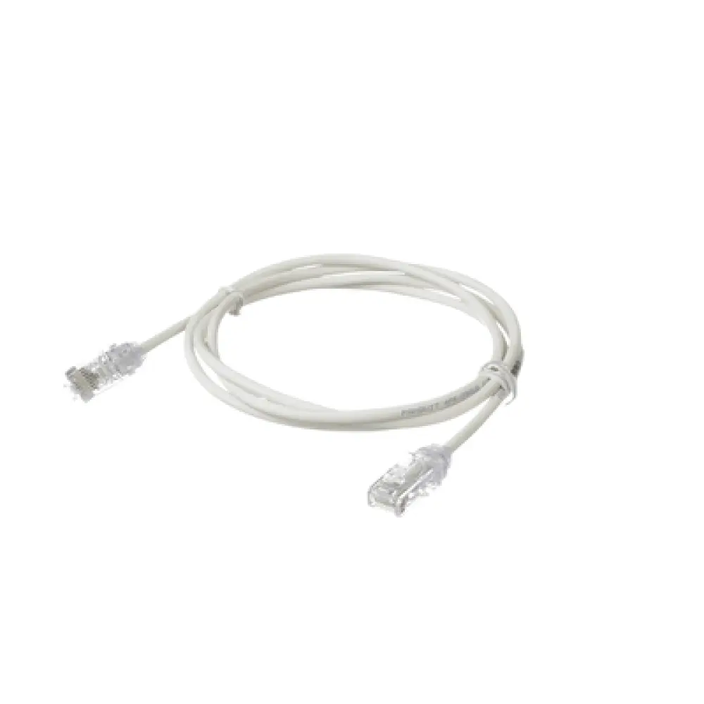 Cable de Parcheo UTP / Cat6 / 28AWG Diámetro Reducido / 4.57 m (15 ft) / Doble Clasificación CM/LSZH / PoE Tipo 3 y 4