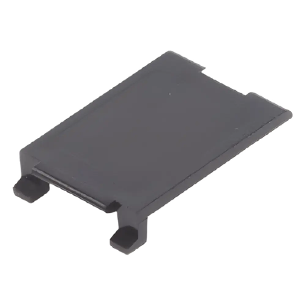 Inserto Ciego / Para Placas MAX y 10G MAX / Color Negro / Bolsa 10 Piezas