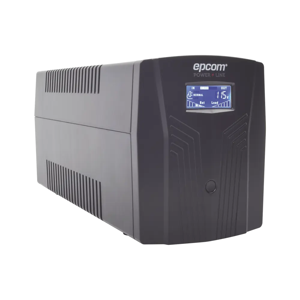 UPS Línea Interactiva / 1200 VA / 720 W / Salida 120 Vca ±5% / 6 Tomas NEMA 5-15R / Pantalla LCD / AVR Dinámico