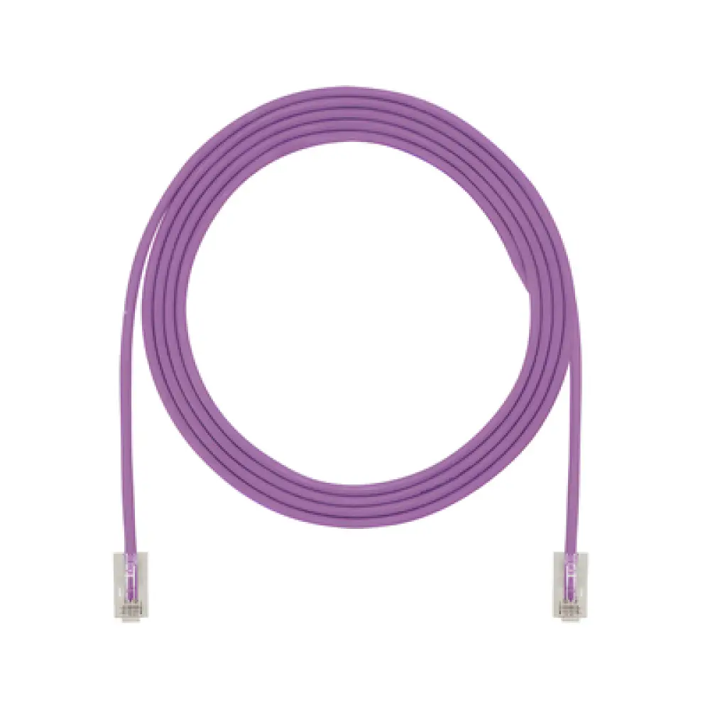 Cable de Parcheo UTP Cat6A / CM/LSZH / 28AWG Diámetro Reducido / 1.52 m (5 Pies) / Violeta