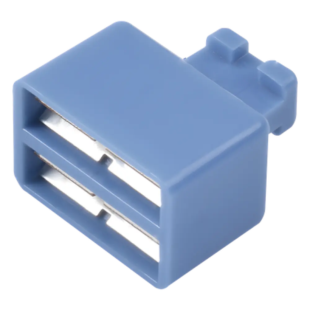 Clip de Puente / 1 Par / Regletas S66 / Enchufes SA-1 / Color Azul / Plástico Resistente