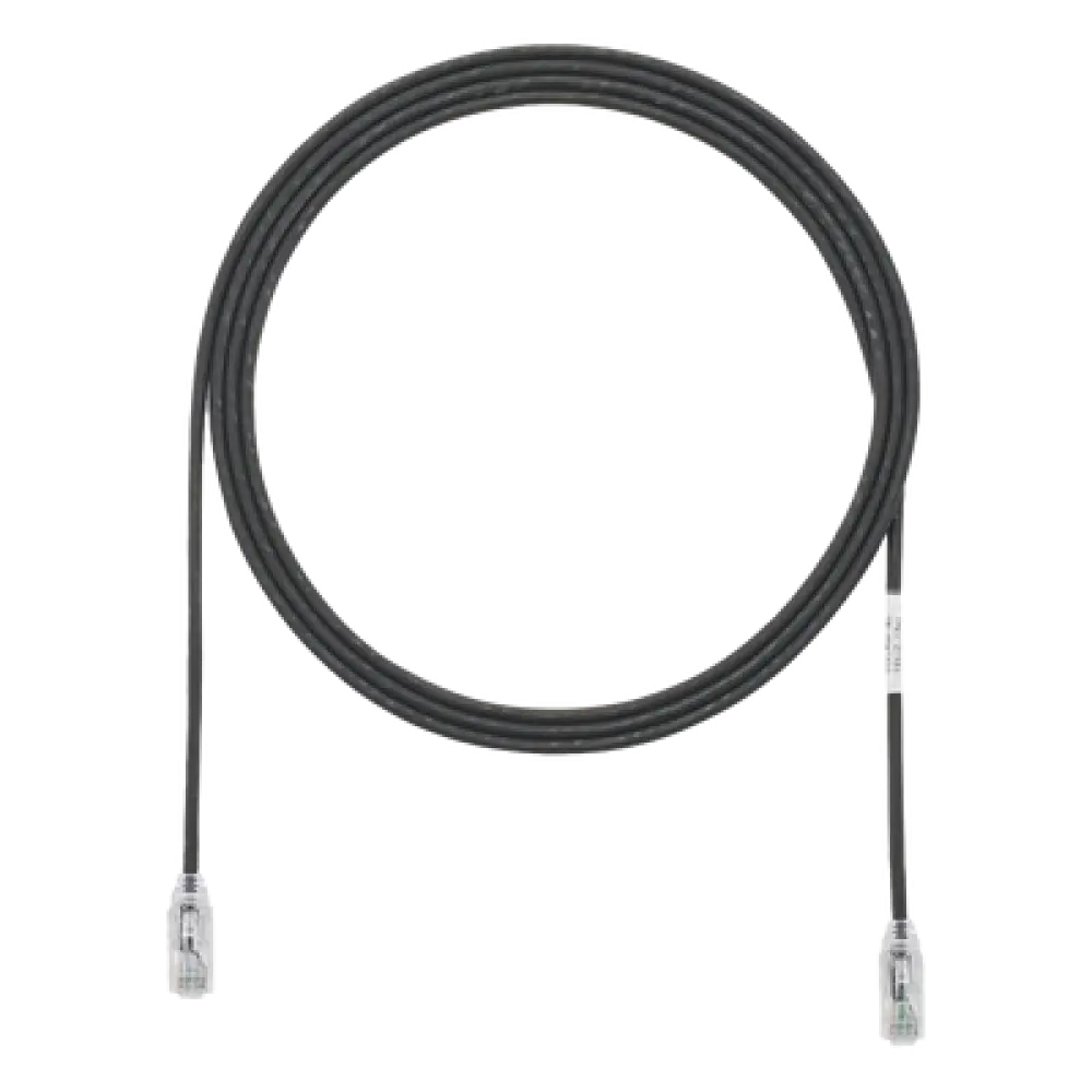 Cable de Parcheo UTP / Cat6 / 28AWG Diámetro Reducido / 1.83 m (6 Pies) / CM/LSZH / Negro
