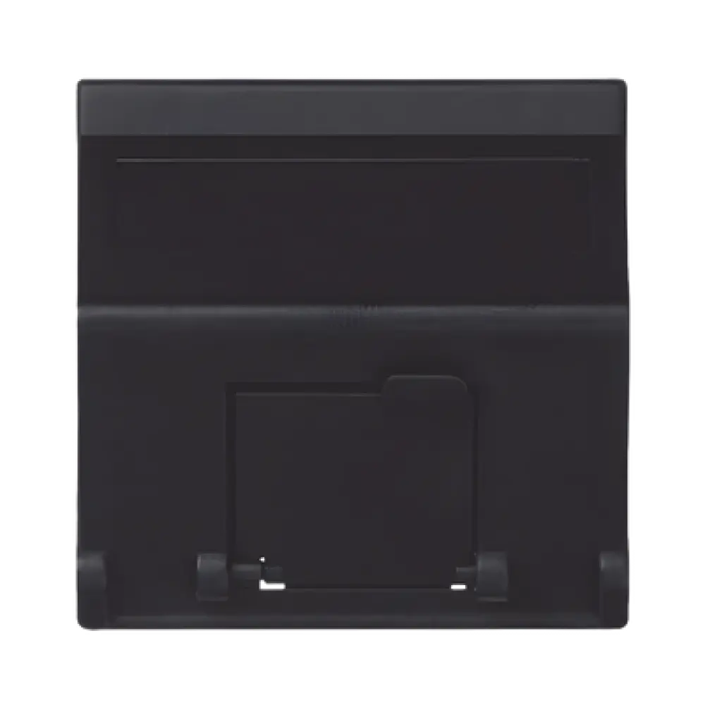 Placa de Voz y Datos Inclinada / 1 Puerto Keystone RJ45 / Guardapolvo Integrado / IP20 / 45x45 mm