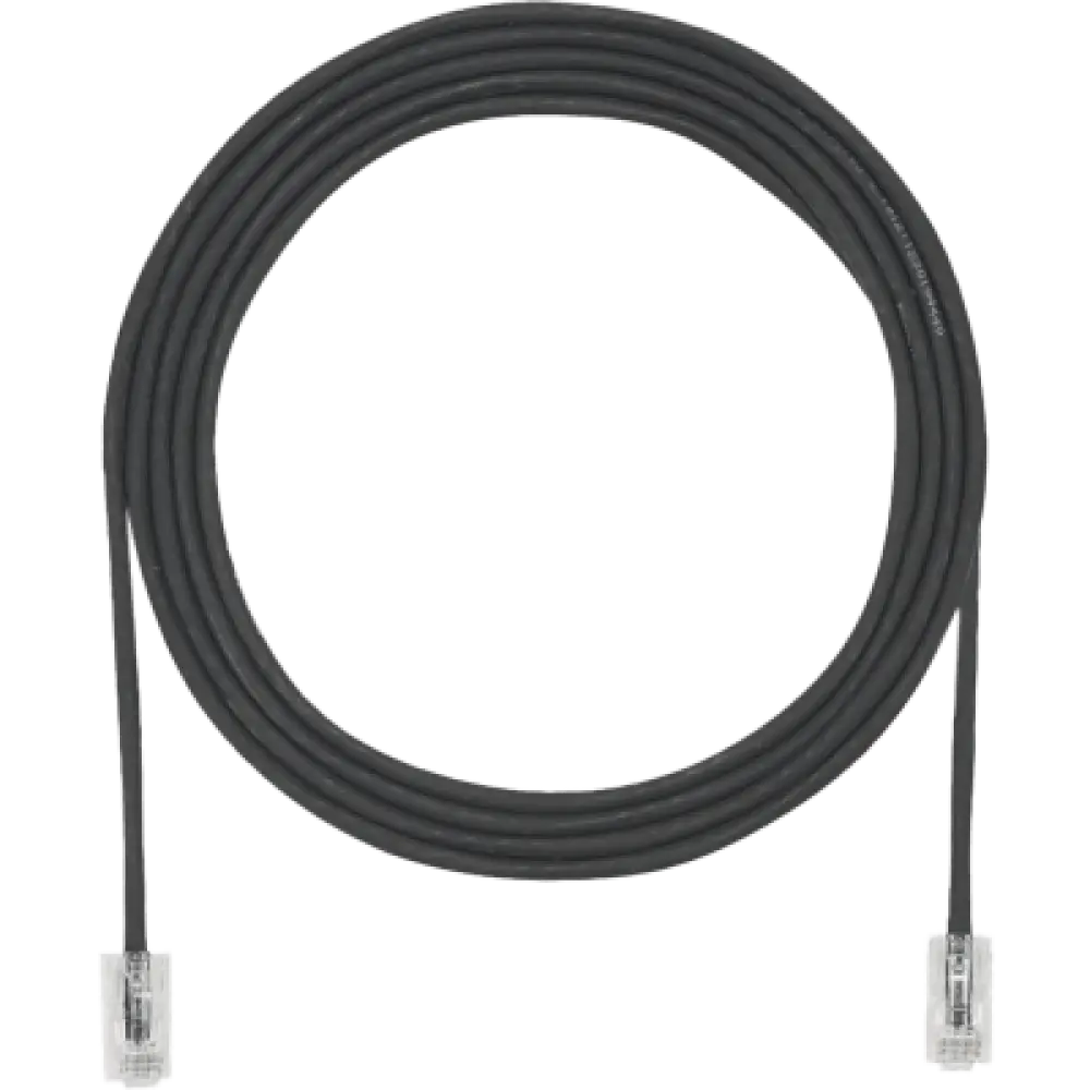 Cable de Parcheo UTP Cat6A / 28AWG Diámetro Reducido / CM/LSZH / 4.57 m (15 ft) / PoE 802.3bt / -40 a 75°C
