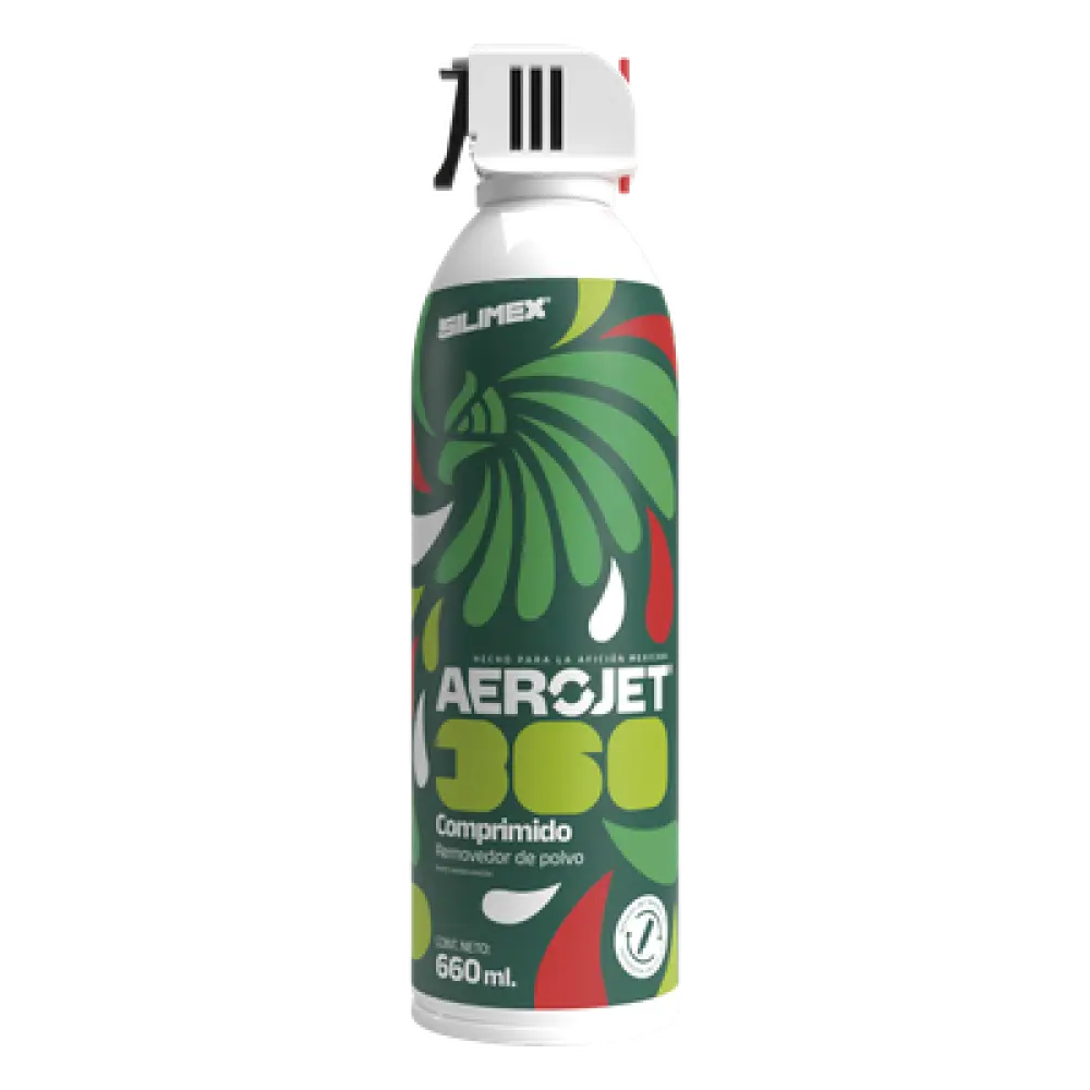 Removedor de Aire Comprimido / Aplicación 360° / Válvula Anti-Estallamiento / 660 ml / Uso en Cualquier Posición / Sin Residuos ni Humedad