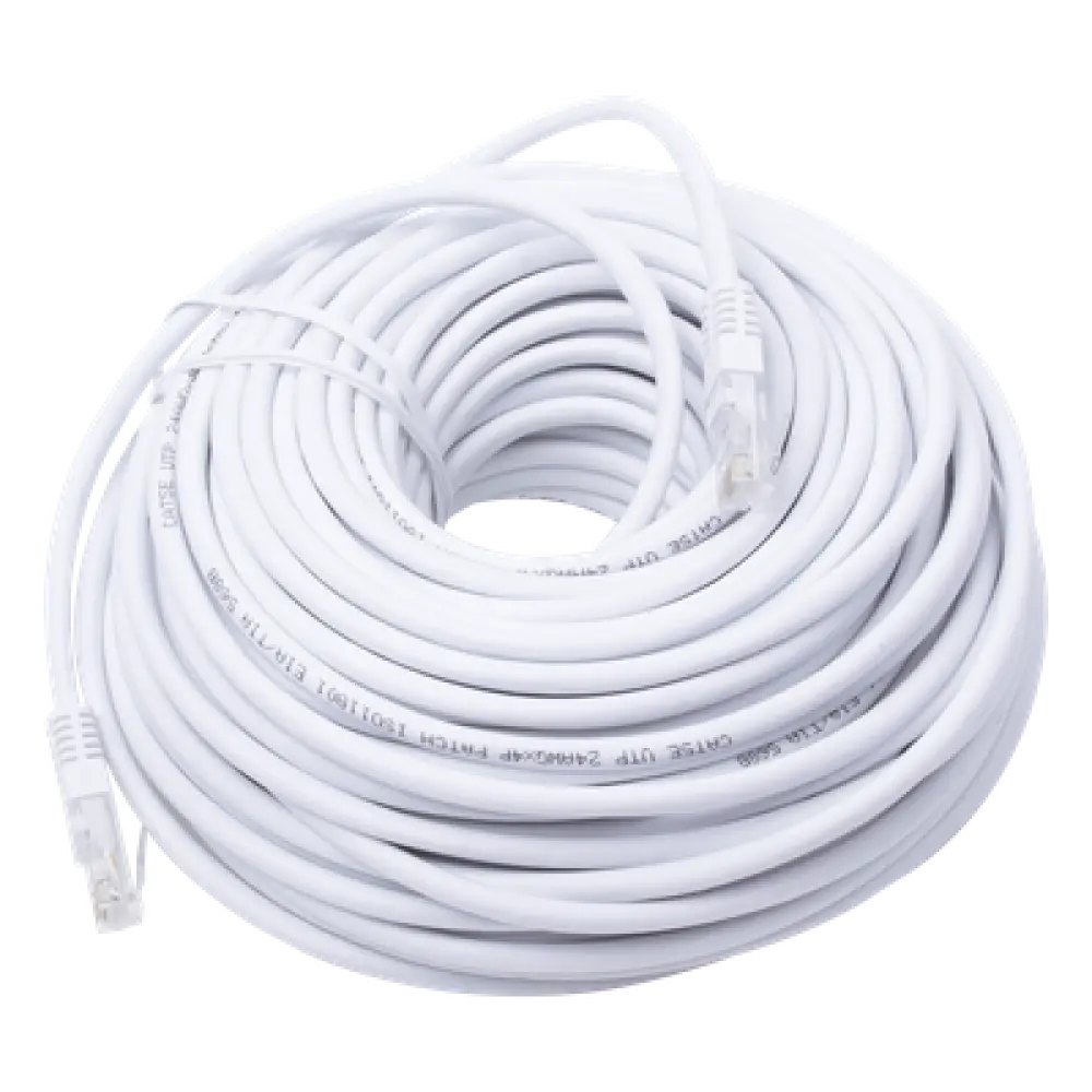 Cable de Parcheo UTP Cat5e / 30 m (98.43 ft) / 100 Ohm / 10/100Base-T / Blanco