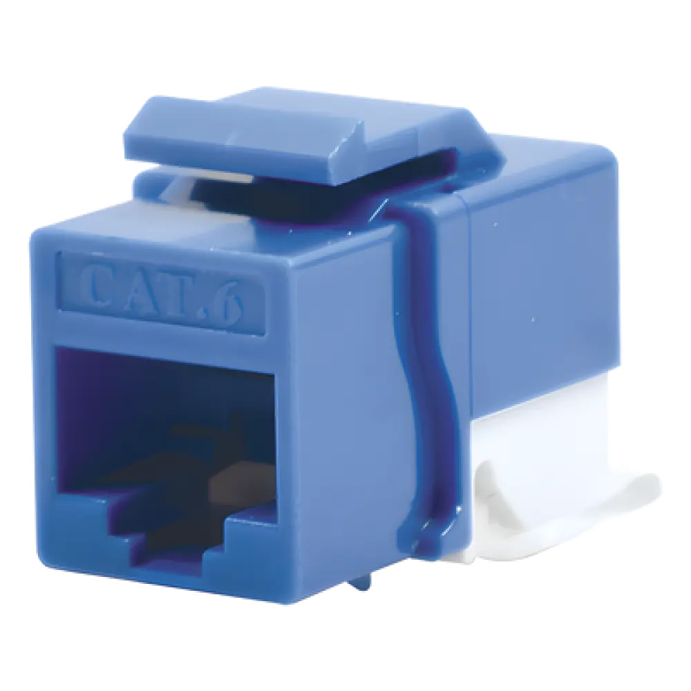Módulo Jack Cat6 sin herramienta (toolless) keystone - Color Azul