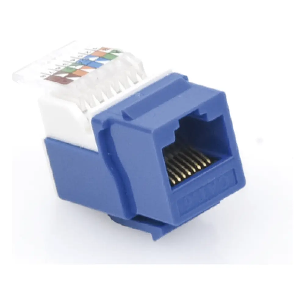 Módulo Jack Cat6 sin herramienta (toolless) keystone - Color Azul