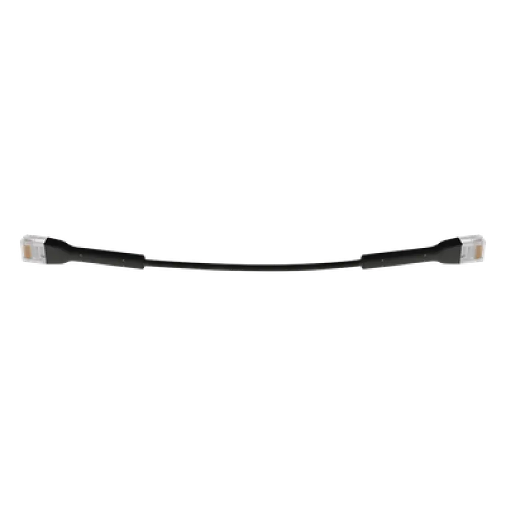 Cable Ethernet Cat6 / 22 cm (0.72 ft) / RJ45 / Diámetro ultrafino / Color negro