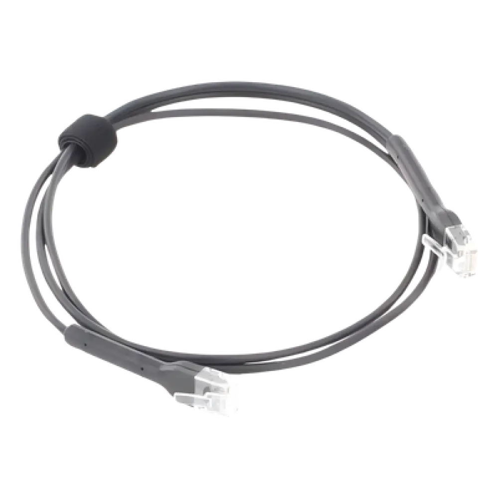 Cable Ethernet Patch / Cat6 / 1 m (3.28 ft) / RJ45 Flexible / Diámetro Ultrafino / Color Negro