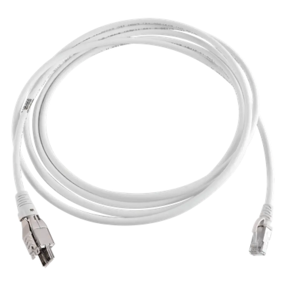 Patch Cord / Cat6A / 1/10G Base-T / 4 Pares / Conector Modular / LS0H / 3 m (9.84 ft) / Marfil