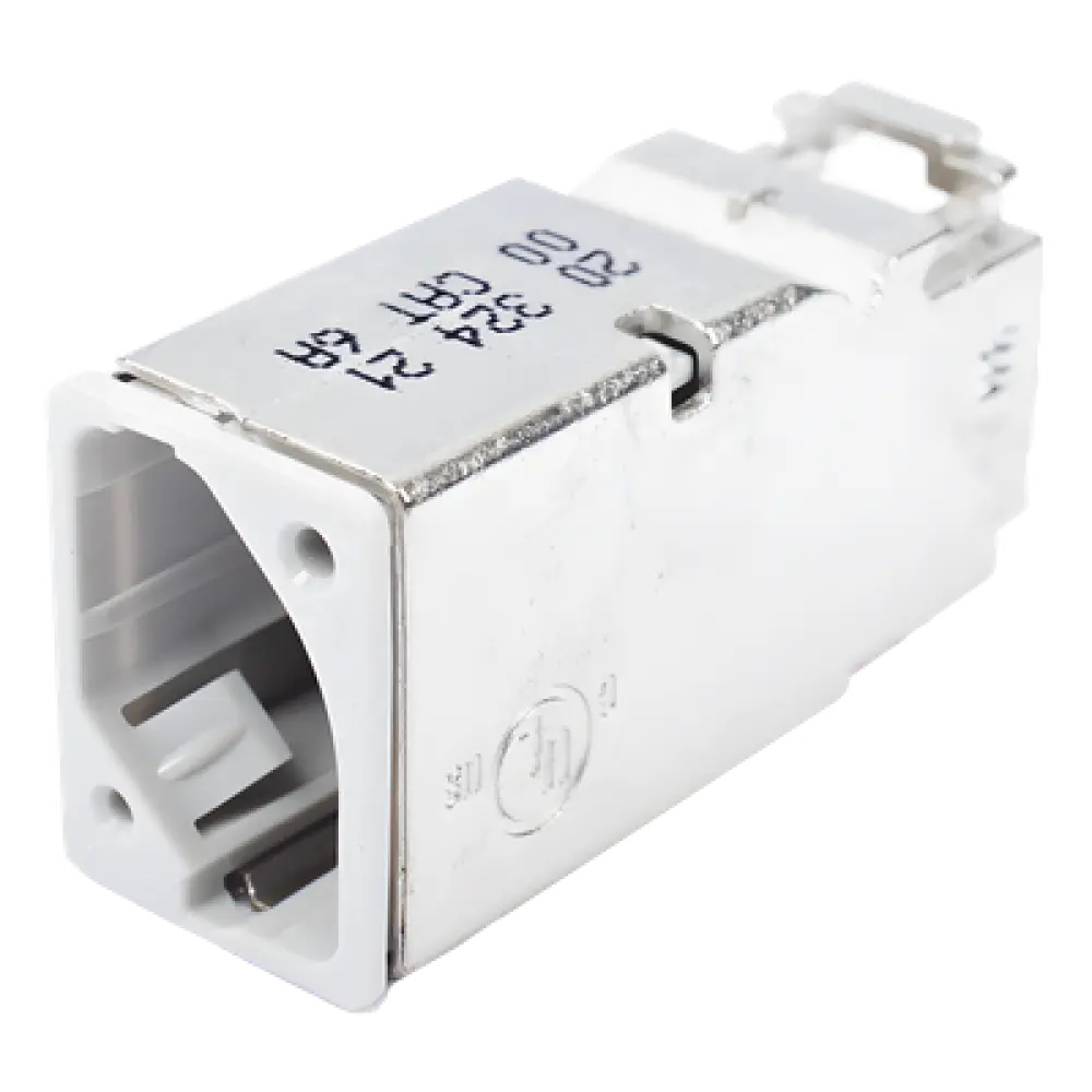 Conector Blindado para Patch Panel / Cat6A / 22-26 AWG / 19-inch Rack / -10 a 60 °C / 14 a 140 °F