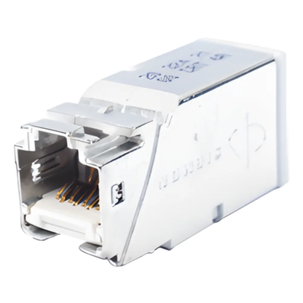 Conector Blindado para Patch Panel / Cat6A / 22-26 AWG / 19-inch Rack / -10 a 60 °C / 14 a 140 °F