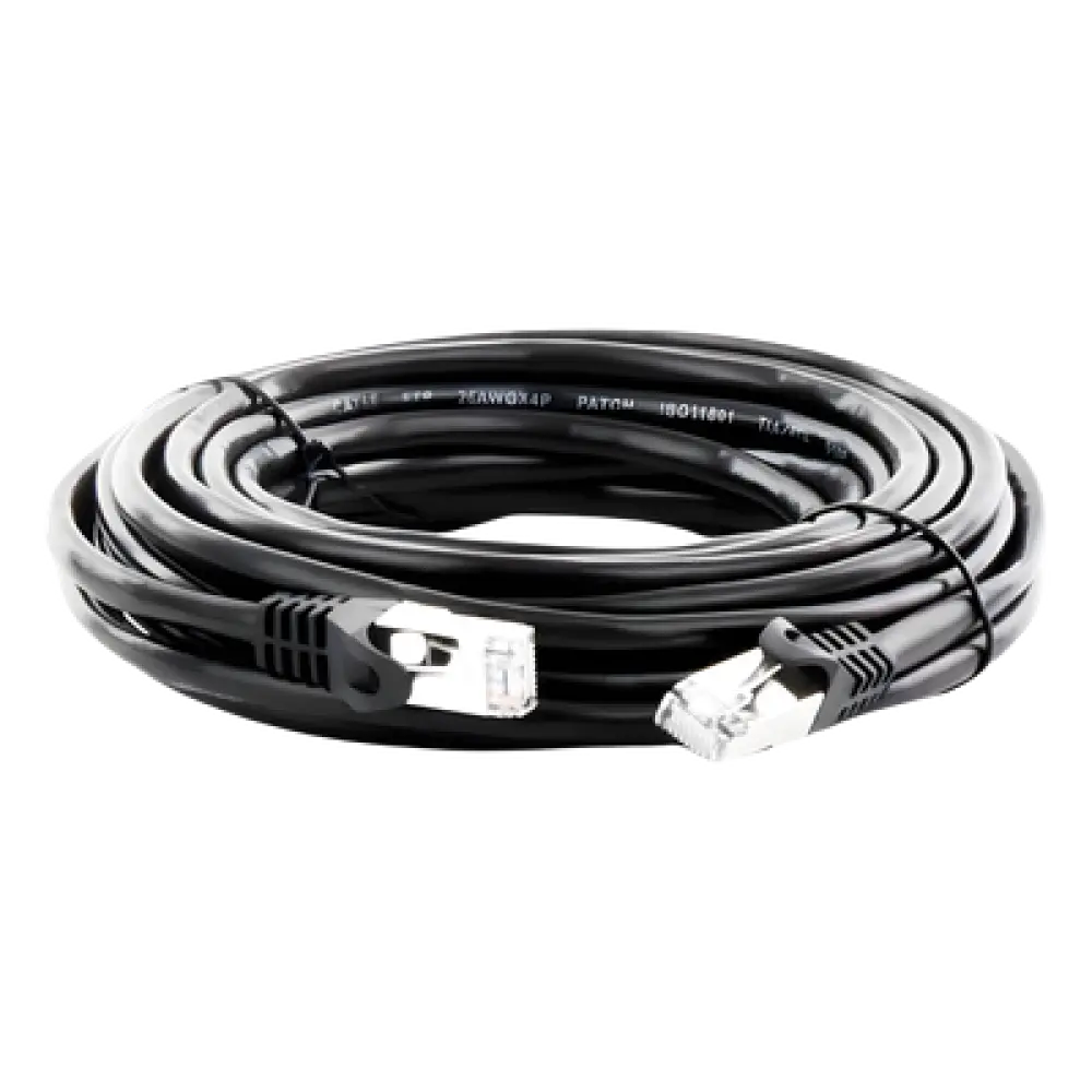 Cable de Parcheo / FTP Cat5e / 7.0 m (22.97 ft) / 100 MHz / 26 AWG / Negro