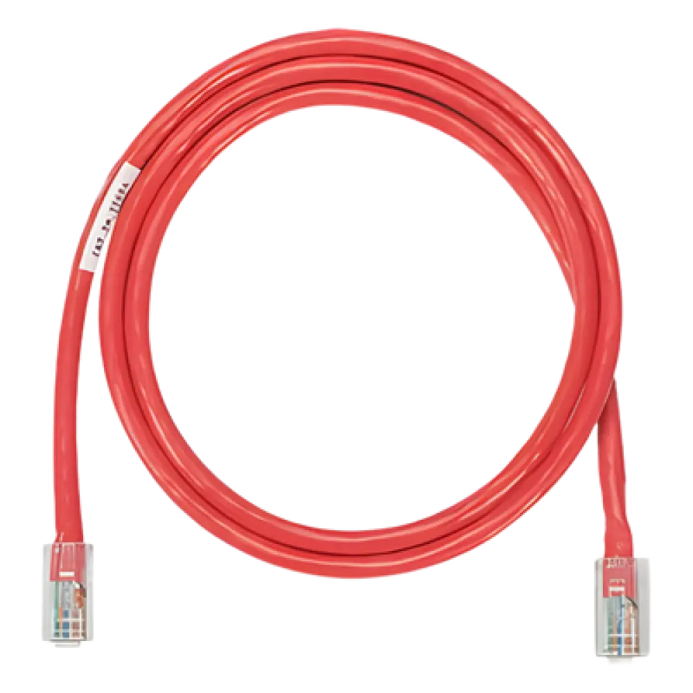 Cable de Parcheo UTP / Cat 5e / 24 AWG / 0.91 m (3 ft) / RJ45 / Rojo