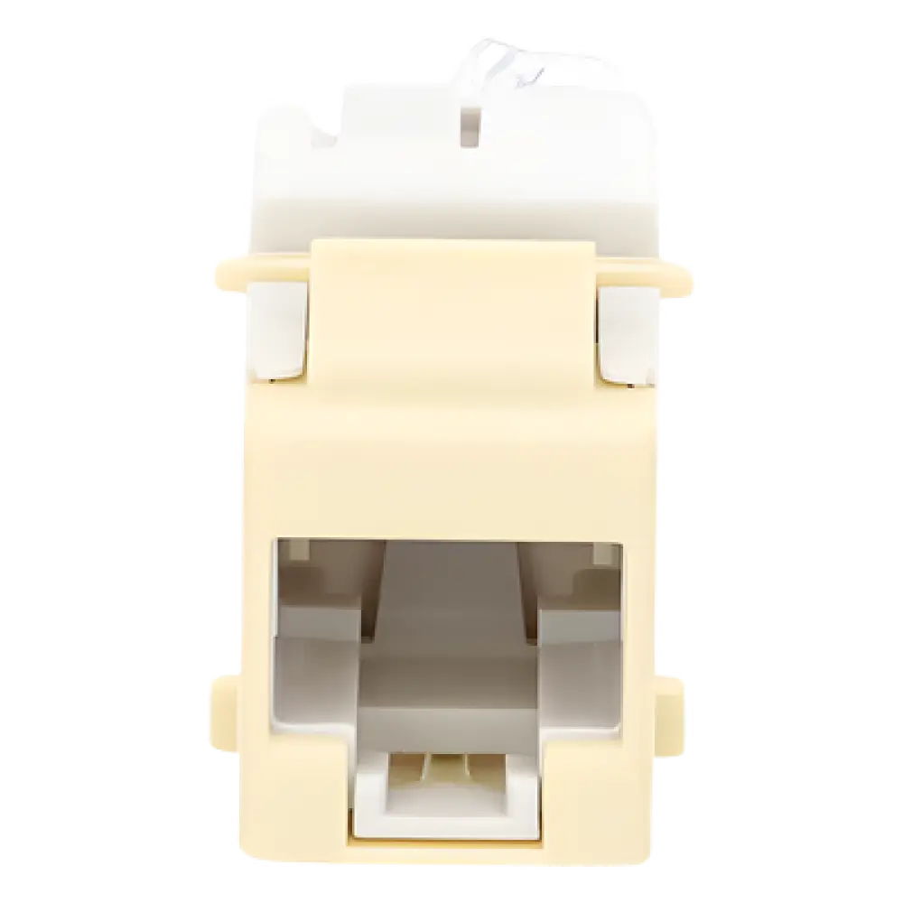 Jack Keystone / Cat6 UTP / Terminación Impacto 110 / T568A-B / Marfil / -10 a 60°C