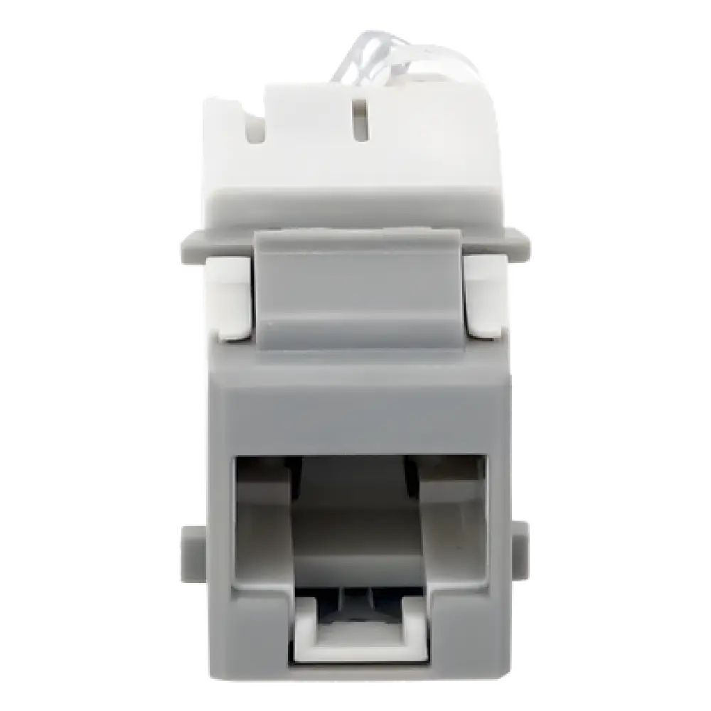 Jack Keystone / Cat5e UTP / RJ45 / T568A-B / -10 a 60°C / Color Gris
