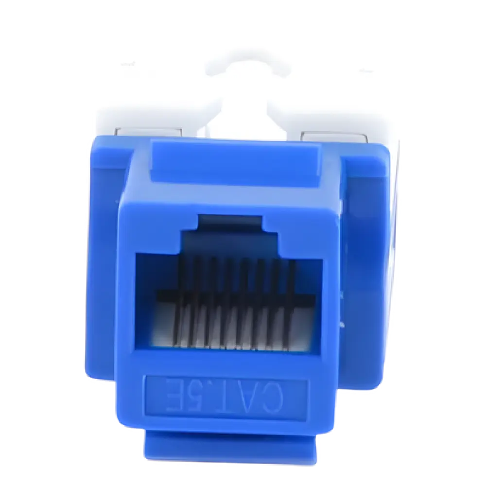 Módulo Jack Keystone / Cat5e / Terminación 110 / RJ45 / Sin Blindaje / Azul