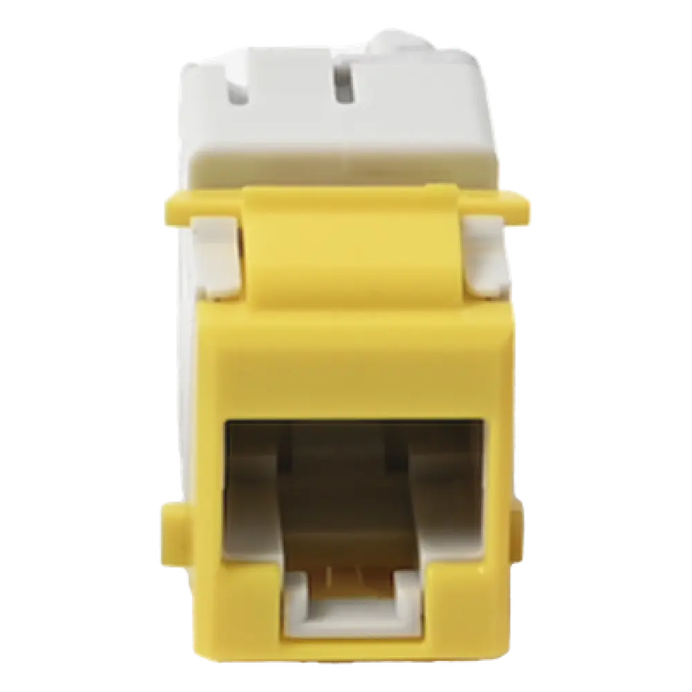 Jack Keystone / Categoría 6a / UTP / Terminación Punch Down 110 / T568A y T568B / -10 a 60°C