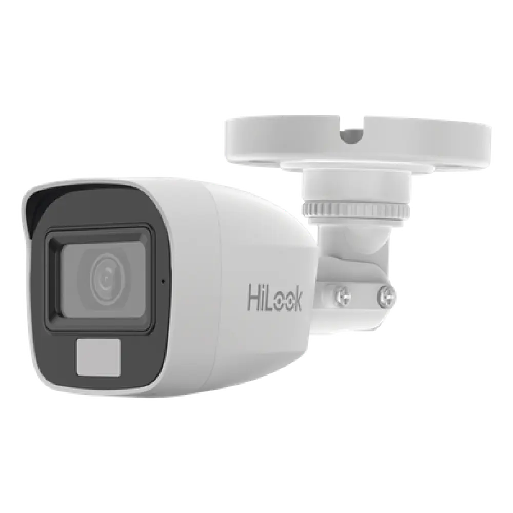 Cámara Bala TURBOHD / 2 Megapixel / Dual Light 20 m (65.6 ft) IR + 20 m (65.6 ft) Luz Blanca / Lente 2.8 mm 100° / Audio por Coaxitron / IP66 / Metal